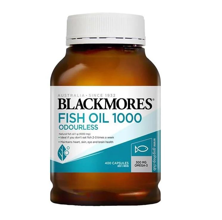 Blackmores 無腥味魚油1000mg 400粒