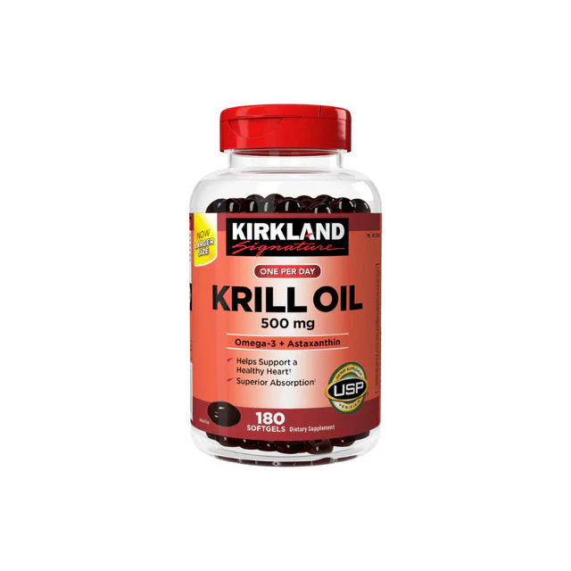 Kirkland Signature 南極磷蝦油 Krill Oil 500mg 180 粒