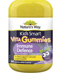 Natures Way  兒童增強免疫力 黑接骨木軟糖 Immune Defense  60粒